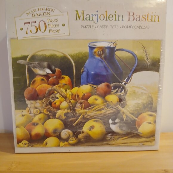 New Sealed 'Harvest Time" Marjolein Bastin 750 piece puzzle - Picture 1 of 3